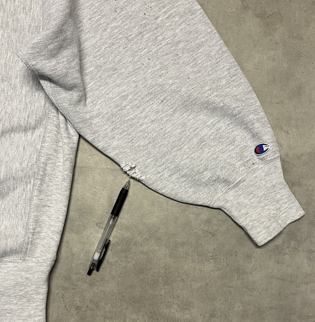 画像6: 90'S CHAMPION "USC" 刺繍タグ リバースウィーブ グレー USA製 (VINTAGE)