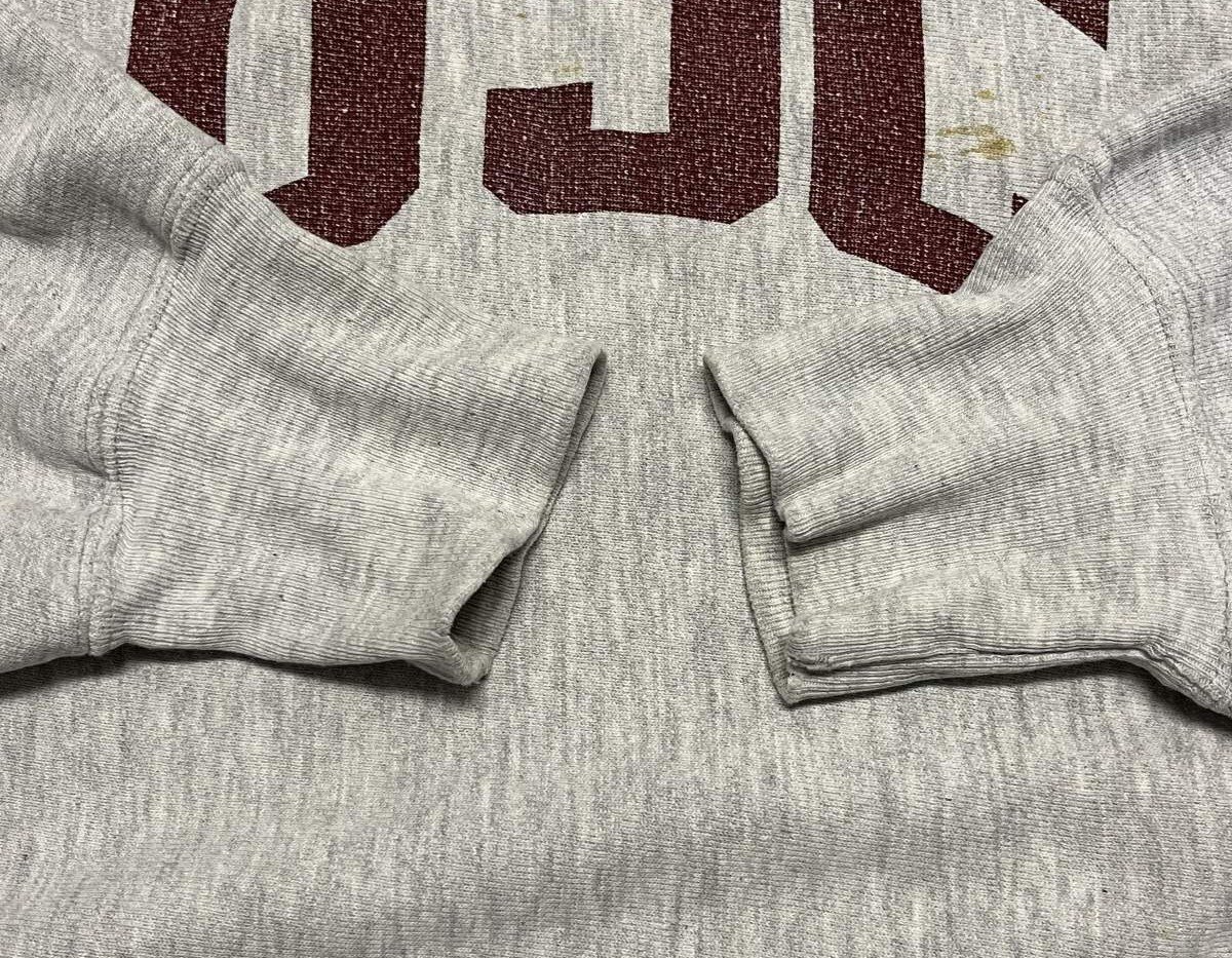 画像: 90'S CHAMPION "USC" 刺繍タグ リバースウィーブ グレー USA製 (VINTAGE)