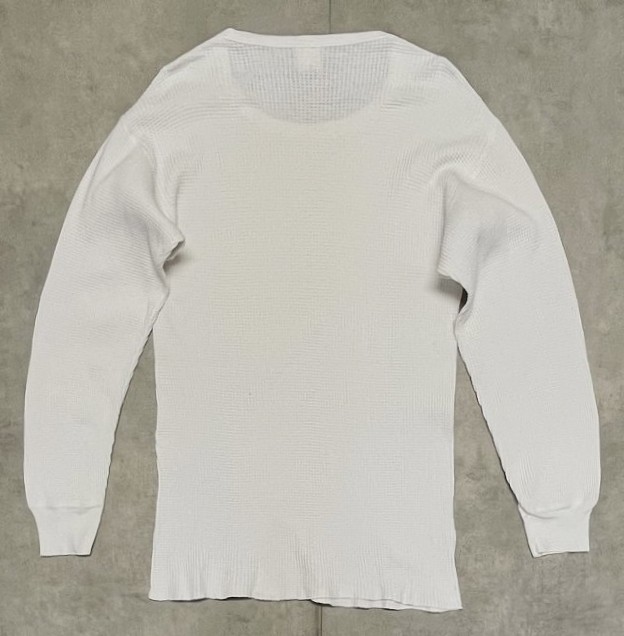 画像3: 70'S SEARS コットン100% サーマル 長袖 Tシャツ ホワイト USA製 (VINTAGE)