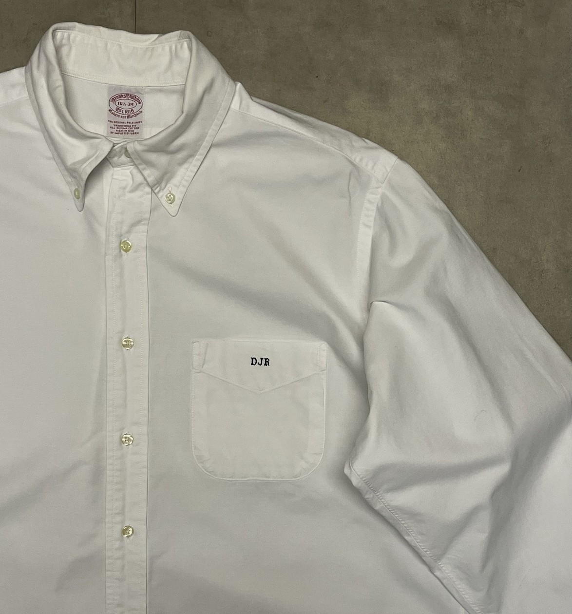 画像3: 90'S BROOKS BROTHERS オックスフォード BDシャツ ホワイト USA製 (VINTAGE)