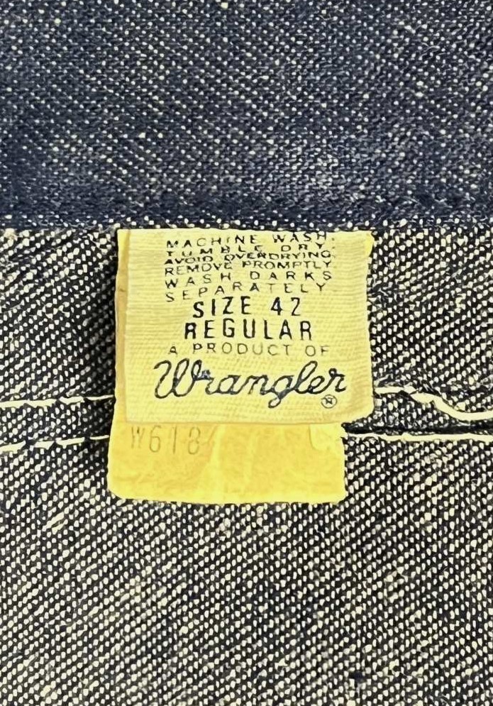 画像2: 70'S BIG BEN BY WRANGLER 裏地無し バットダイデニム カバーオール ダークインディゴ USA製 (VINTAGE)