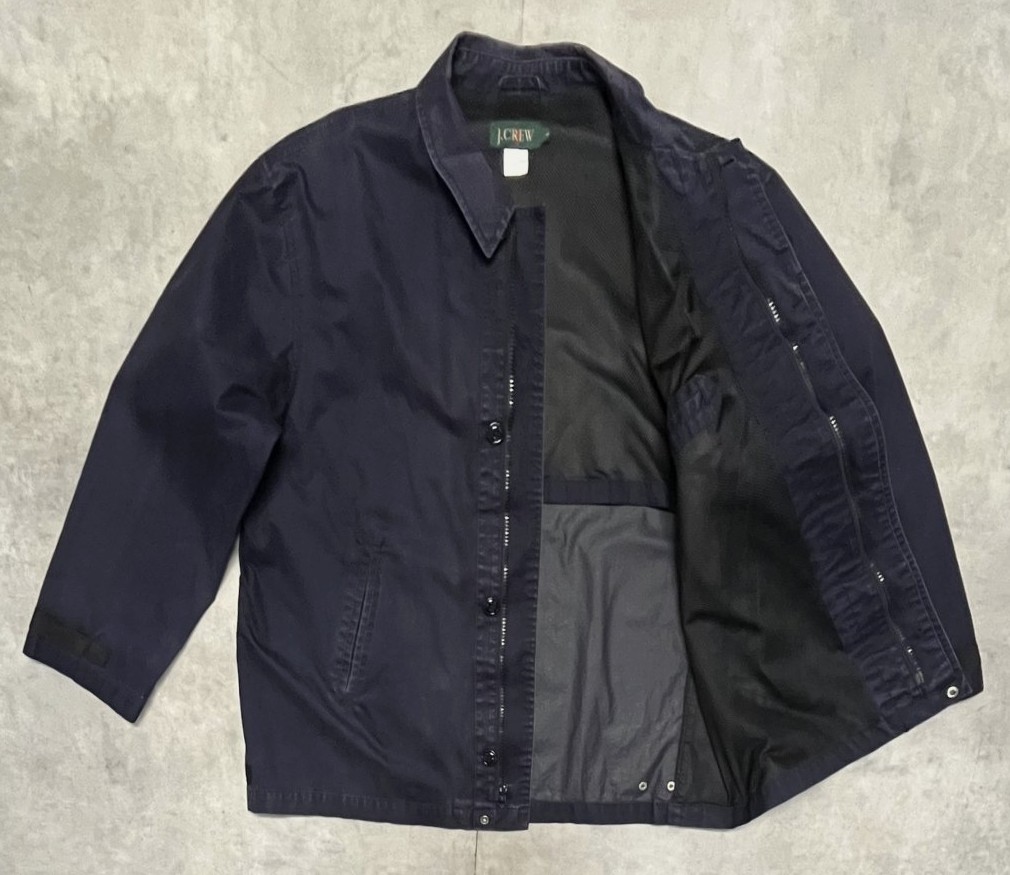画像3: 90'S J.CREW 旧タグ デッキジャケット ネイビー (VINTAGE)