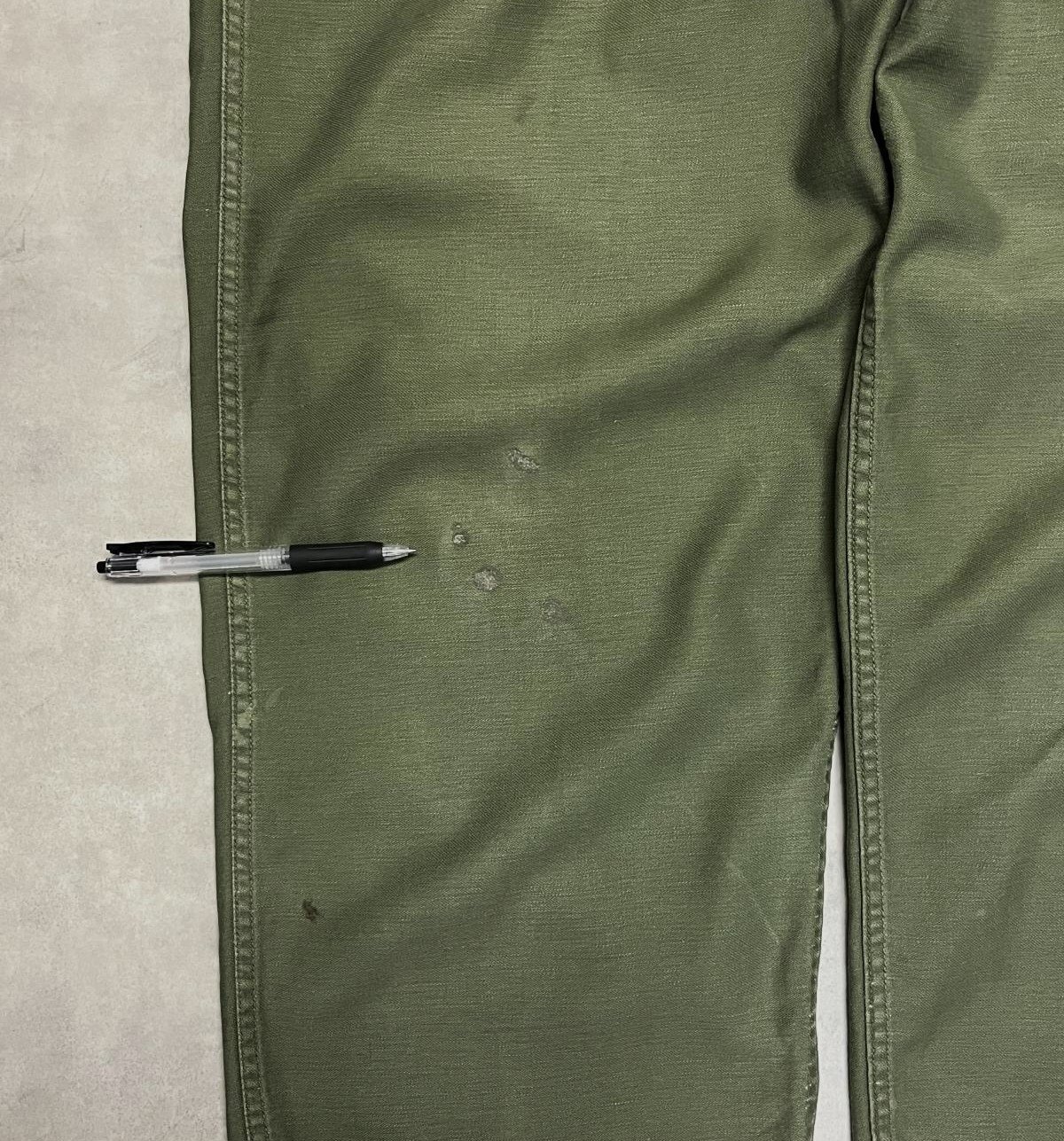 画像6: 60'S アメリカ軍 US ARMY "OG107" コットンサテン ベイカーパンツ RAPIDブラスジップ ミリタリーグリーン (VINTAGE)
