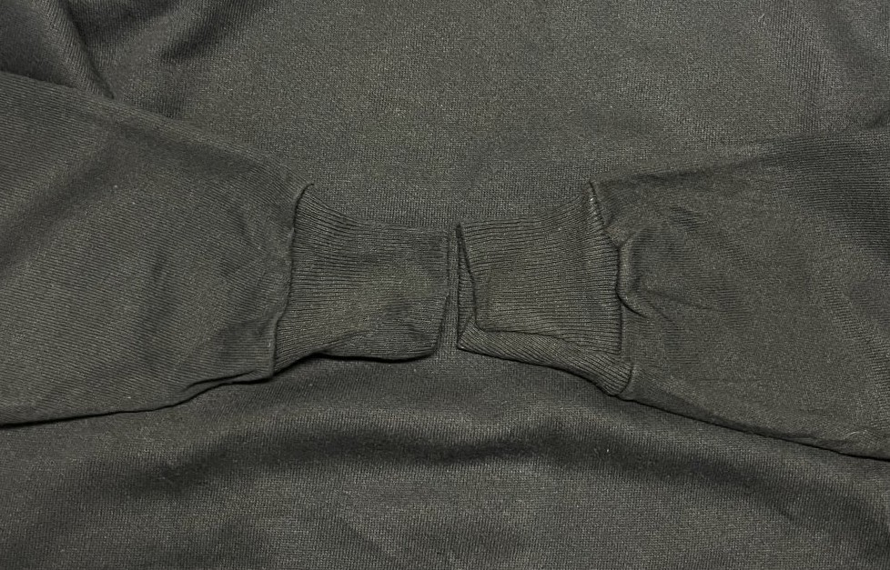 画像: 90'S HANES "HER WAY" ラグランスリーブ スウェットシャツ ブラック USA製 (VINTAGE)