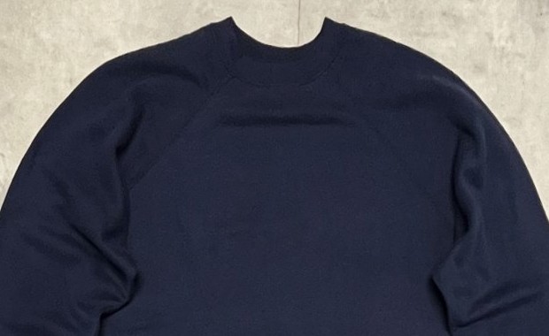 画像: 90'S TULTEX ラグランスリーブ スウェットシャツ ネイビー USA製 (VINTAGE)