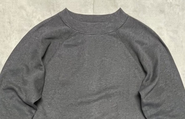 画像: 80'S HANES "ACTIVEWEAR" ラグランスリーブ スウェットシャツ ダークグレー USA製 (VINTAGE)