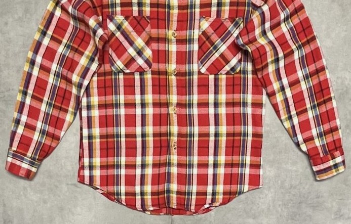 画像: 70'S BIG MAC コットン100% フランネルシャツ チェック柄 (DEADSTOCK)