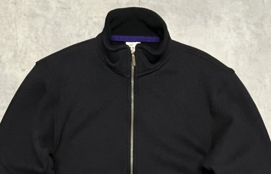 画像: 90'S LL Bean 裏ボアフリース フルジップ スウェットシャツ ブラック (VINTAGE)