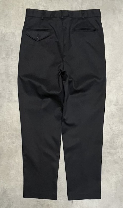 画像3: 90'S LANDS' END ツープリーツ チノパンツ ブラック USA製 (MINT CONDITION)