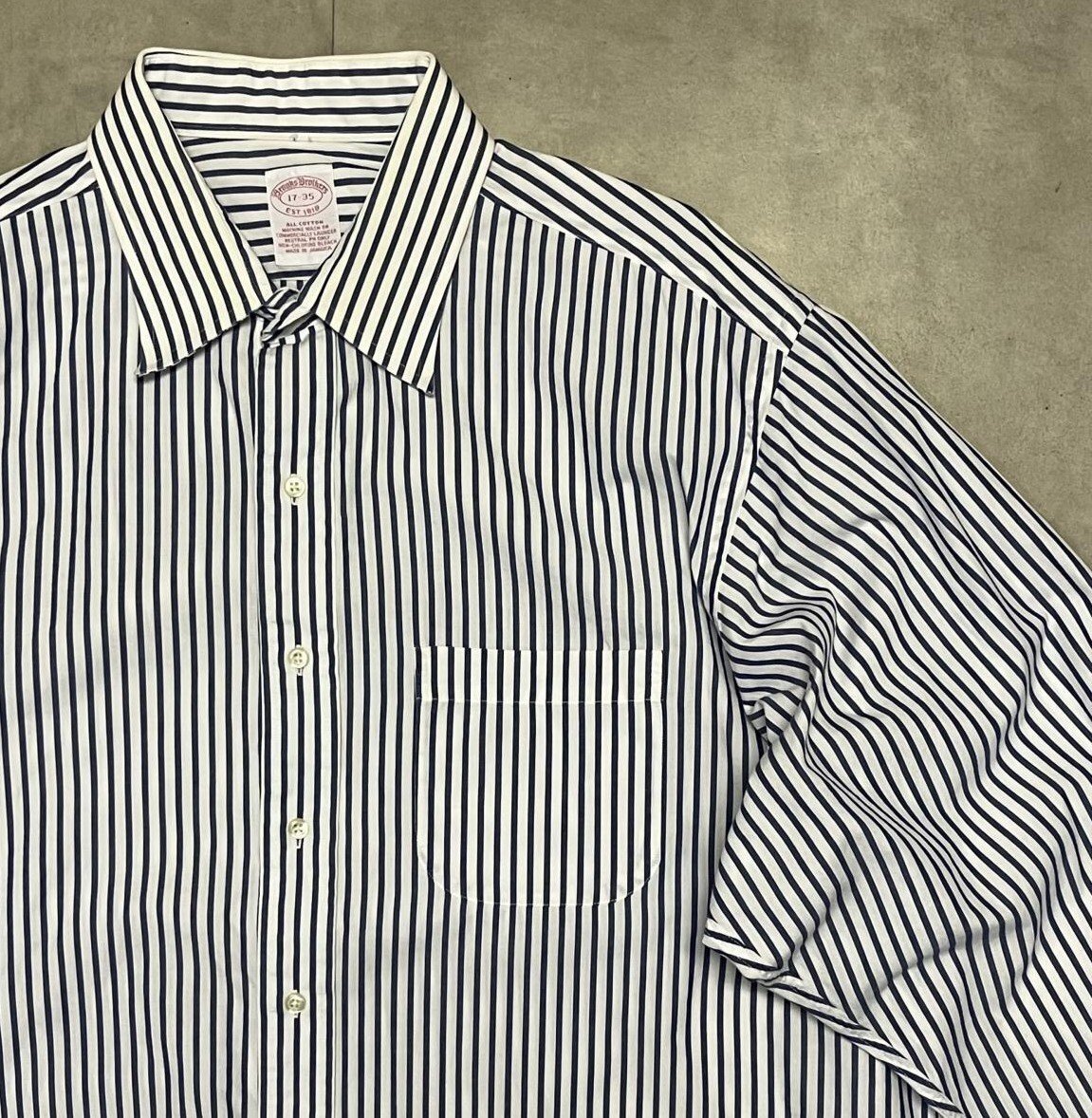 画像: 90'S BROOKS BROTHERS ポプリン BDシャツ ストライプ ジャマイカ製 (VINTAGE)