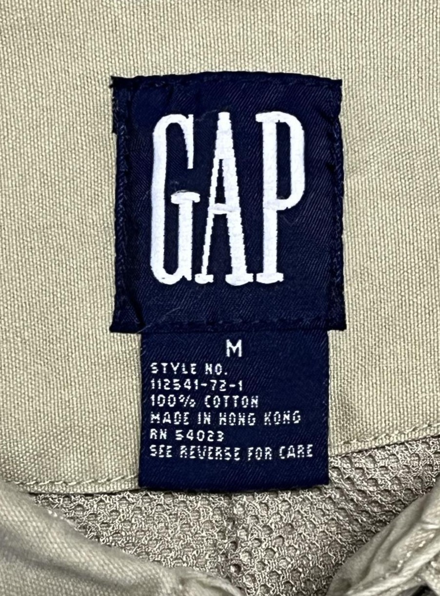 画像2: 90'S GAP 旧タグ "BRITISH ARMY P60 SAMPLING" チンスト付き ミリタリージャケット ベージュ (VINTAGE)