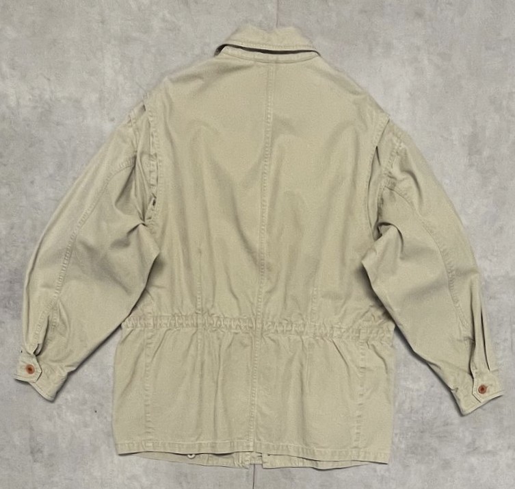 画像7: 90'S GAP 旧タグ "BRITISH ARMY P60 SAMPLING" チンスト付き ミリタリージャケット ベージュ (VINTAGE)