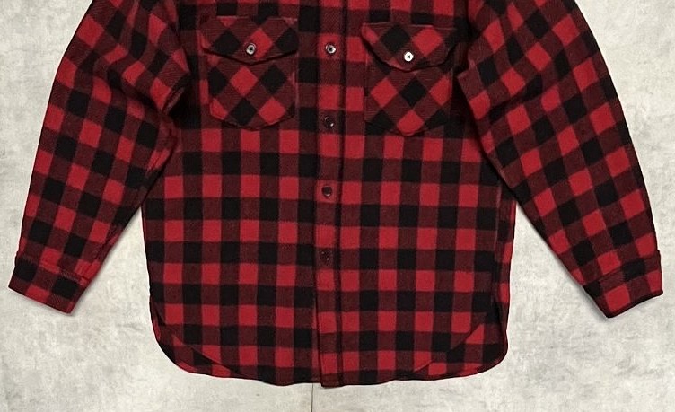 画像: 80'S LL Bean "MAINE GUIDE SHIRT" ウールシャツ チェック柄 USA製 (VINTAGE)
