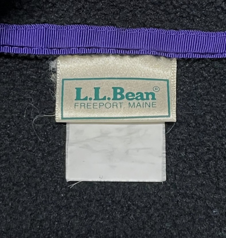 画像2: 90'S LL Bean 裏ボアフリース フルジップ スウェットシャツ ブラック (VINTAGE)