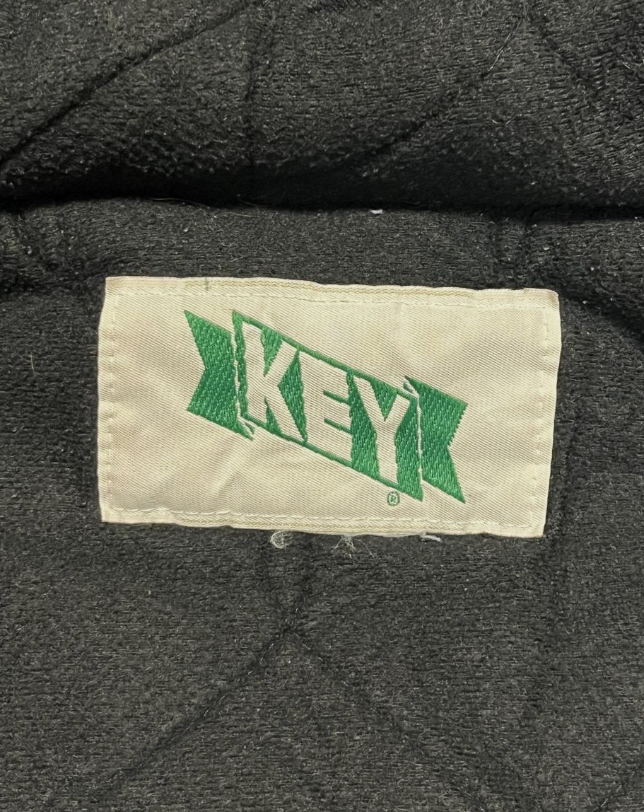 画像2: 90'S KEY 裏地キルティング デニム アクティブジャケット ライトインディゴ (VINTAGE)
