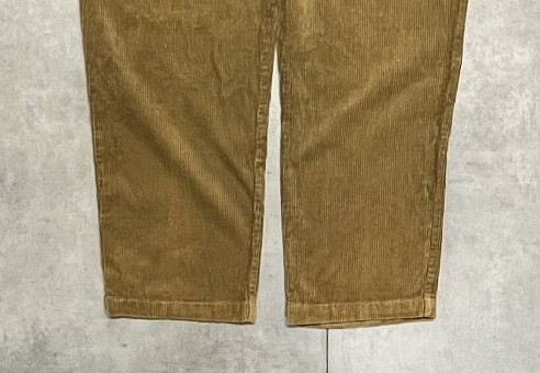 画像: 90'S RALPH LAUREN "ANDREW PANT" ツープリーツ 太畝 コーデュロイパンツ タン (VINTAGE)