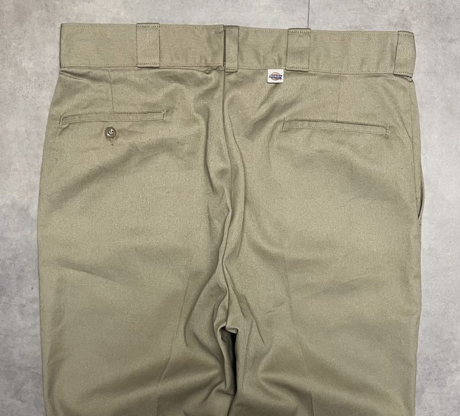 画像: 80'S DICKIES 874 チビタグ ワークパンツ ベージュ W36L32 USA製 (VINTAGE)