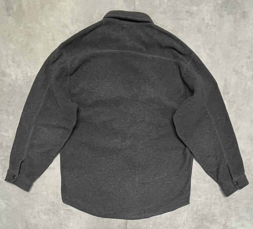 画像3: 90'S J.CREW 旧タグ フリースシャツ ダークグレー (VINTAGE)