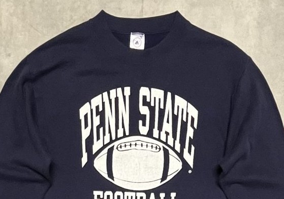 画像: 90'S DELTA "PENN STATE FOOTBALL" スウェットシャツ ネイビー USA製 (VINTAGE)
