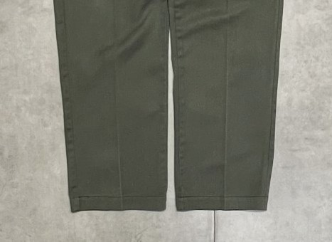 画像: 80'S DICKIES 874 チビタグ ワークパンツ オリーブ W33L31 USA製 (VINTAGE)