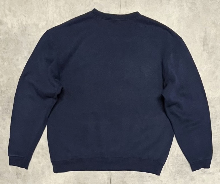 画像4: 90'S SOFFE "HILTON HEAD ISLAND" 前Vガゼット付き スウェットシャツ ネイビー (VINTAGE)