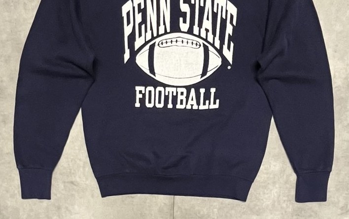 画像: 90'S DELTA "PENN STATE FOOTBALL" スウェットシャツ ネイビー USA製 (VINTAGE)