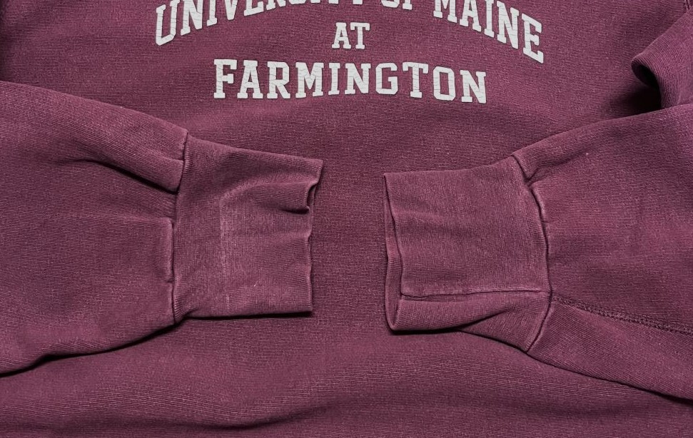 画像: 90'S MV SPORT "UNIVERSITY OF MAINE" ヘビーウエイト スウェットシャツ バーガンディ (VINTAGE)