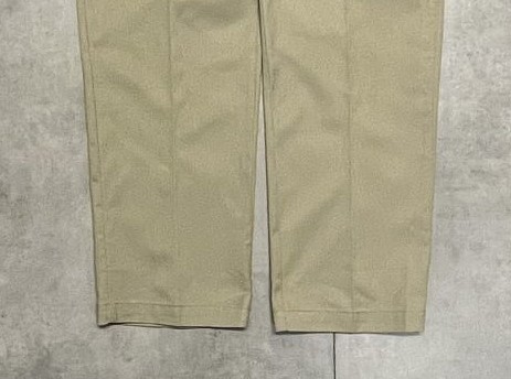 画像: 80'S DICKIES 874 チビタグ ワークパンツ ベージュ W36L32 USA製 (VINTAGE)
