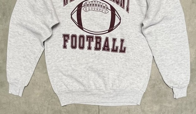 画像: 90'S JERZEES "WEST CLERMONT FOOTBALL" スウェットシャツ アッシュグレー (VINTAGE)