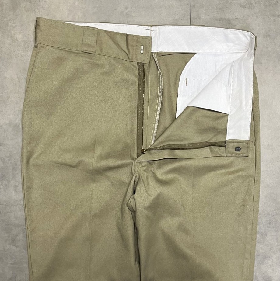画像: 80'S DICKIES 874 チビタグ ワークパンツ ベージュ W36L32 USA製 (VINTAGE)