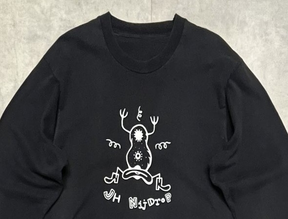 画像: 90'S JH NIJDROP シングルステッチ 長袖 Tシャツ ブラック (VINTAGE)