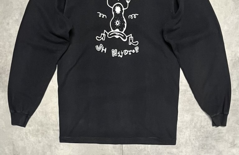 画像: 90'S JH NIJDROP シングルステッチ 長袖 Tシャツ ブラック (VINTAGE)