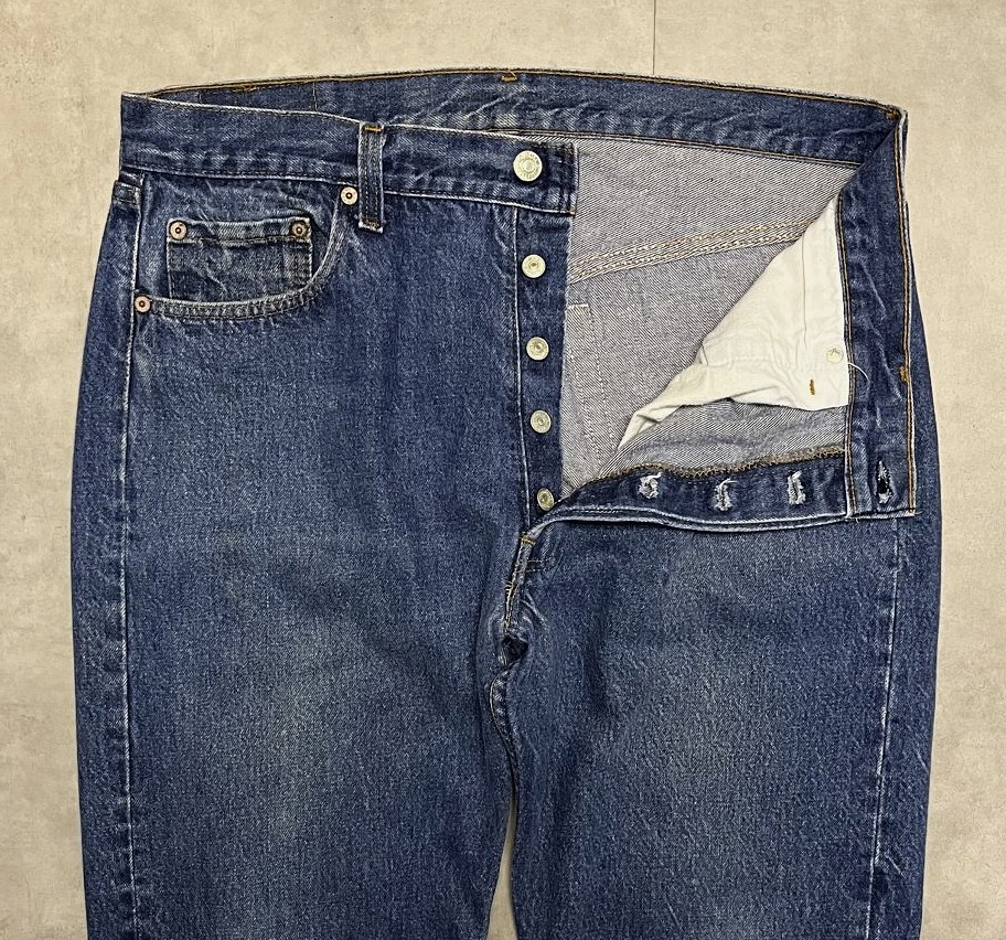 画像: 80'S LEVIS 501 デニム インディゴ W38L30 USA製 (VINTAGE)