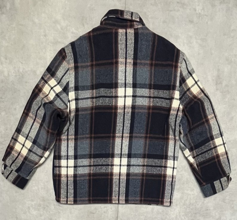 画像4: 70'S SEARS 裏地ボア付き ウールジャケット チェック柄 (VINTAGE)