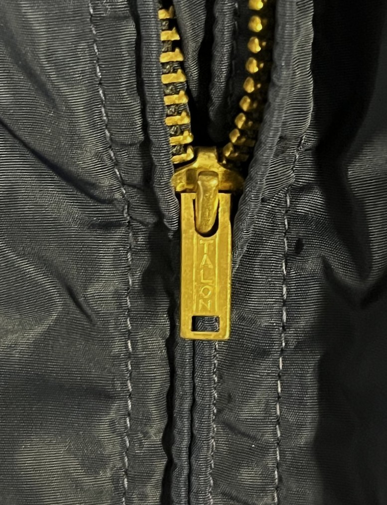 画像3: 60'S SLALOM SKI WEAR フルジップ ナイロンジャケット TALONジップ ネイビー (VINTAGE)