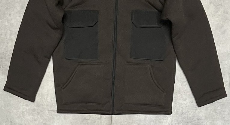 画像: 90'S アメリカ軍 US ARMY ECWCS GEN1 ボアフリース ジャケット ブラウン/ブラック (DEADSTOCK)