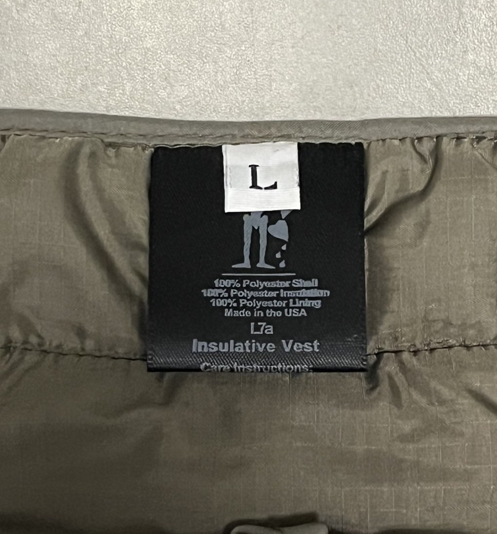 画像2: アメリカ軍 PCU 特殊部隊向け SEKRI製 LEVEL7 プリマロフト ベスト USA製 (DEADSTOCK) 