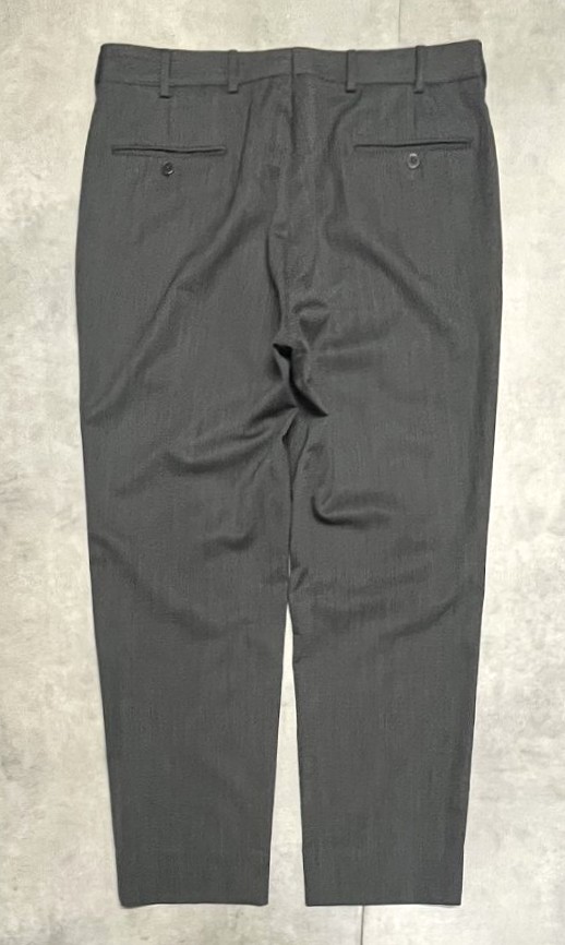 画像3: BROOKS BROTHERS "MADISON" ノータック ウールパンツ ダークグレー (VINTAGE)