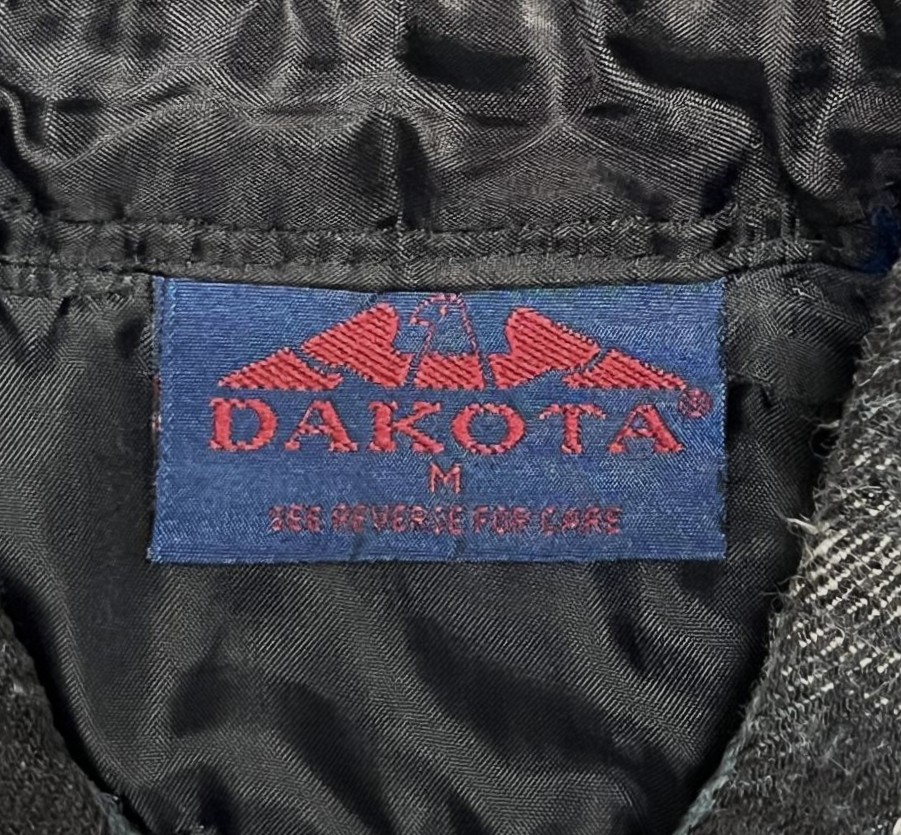 画像2: 80'S DAKOTA 裏地キルティング フランネルシャツ チェック柄 (VINTAGE)