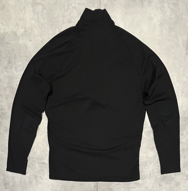 画像4: PATAGONIA ハーフジップ ベースレイヤーシャツ ブラック (VINTAGE)
