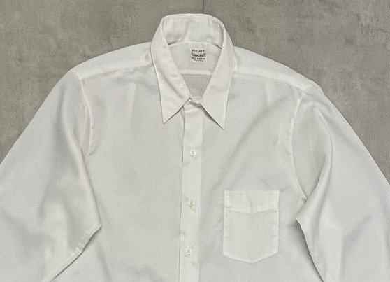 画像: 60'S TOWNCRAFT "DACRON" レギュラーカラーシャツ ホワイト (VINTAGE)