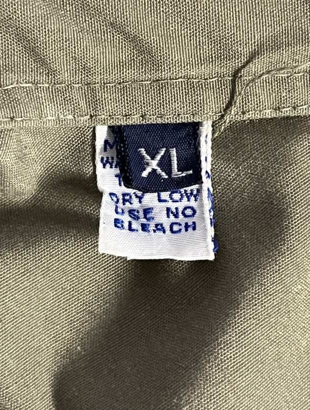 画像3: 70'S RALPH LAUREN "大文字タグ" ポプリン フルジップジャケット カーキ (VINTAGE)