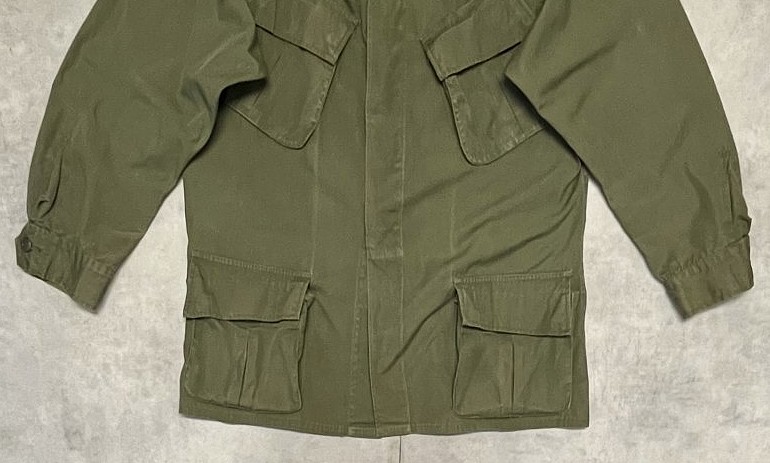 画像: 60'S アメリカ軍 US ARMY "JUNGLE FATIGUE 3rd" ノンリップ ファティーグジャケット (VINTAGE)