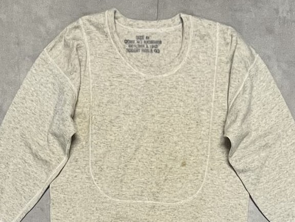 画像: 40'S アメリカ軍 US NAVY ウール/コットン アンダーシャツ オートミールヘザー (VINTAGE)