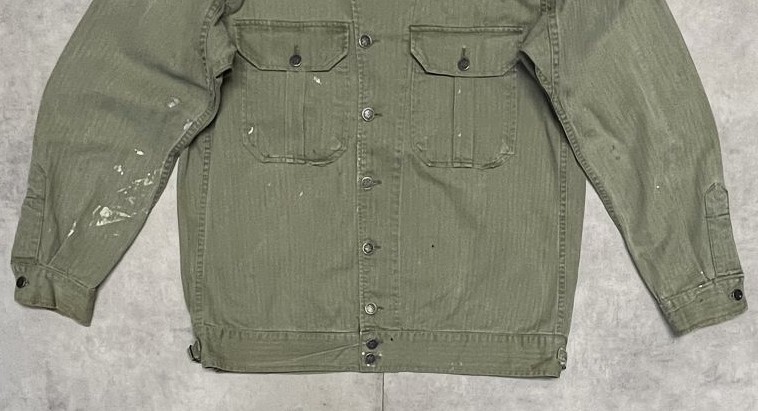画像: 40'S アメリカ軍 US ARMY "M-41" 13スターボタン HBTジャケット ミリタリーグリーン (VINTAGE)