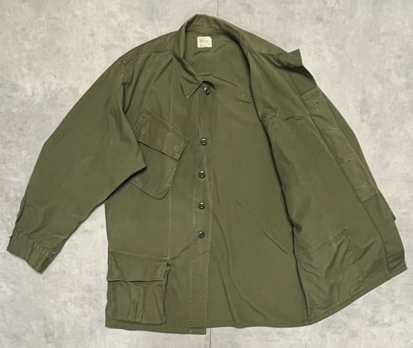 画像3: 60'S アメリカ軍 US ARMY "JUNGLE FATIGUE 3rd" ノンリップ ファティーグジャケット (VINTAGE)