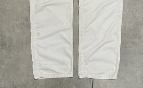 画像: 70'S BIG SMITH トップスナップボタン ペインターパンツ SCOVILLジップ ホワイト (VINTAGE)