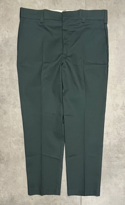 画像3: 70'S BIG YANK "MAGIC-TWILL" ワークパンツ 42TALONジップ グリーン (DEADSTOCK)