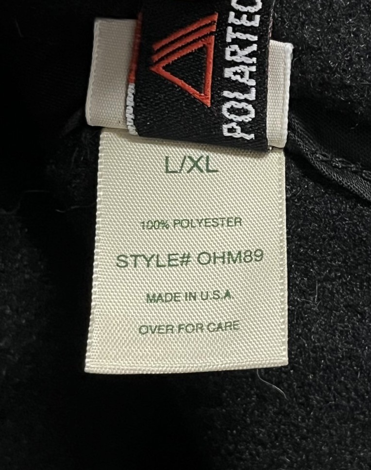 画像9: 90'S LL Bean "POLARTEC" 耳当て付き 2WAY フリースキャップ ブラック USA製 (MINT CONDITION)