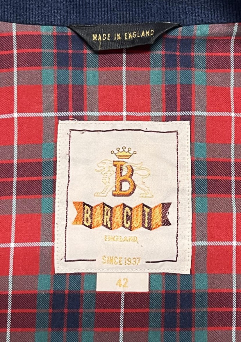 画像2: BARACUTA G9 ハリントンジャケット フェードネイビー イングランド製 (VINTAGE)